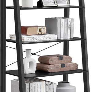VASAGLE 5-Tier Ladder Shelf Industrial Bookcase ULLS045B56